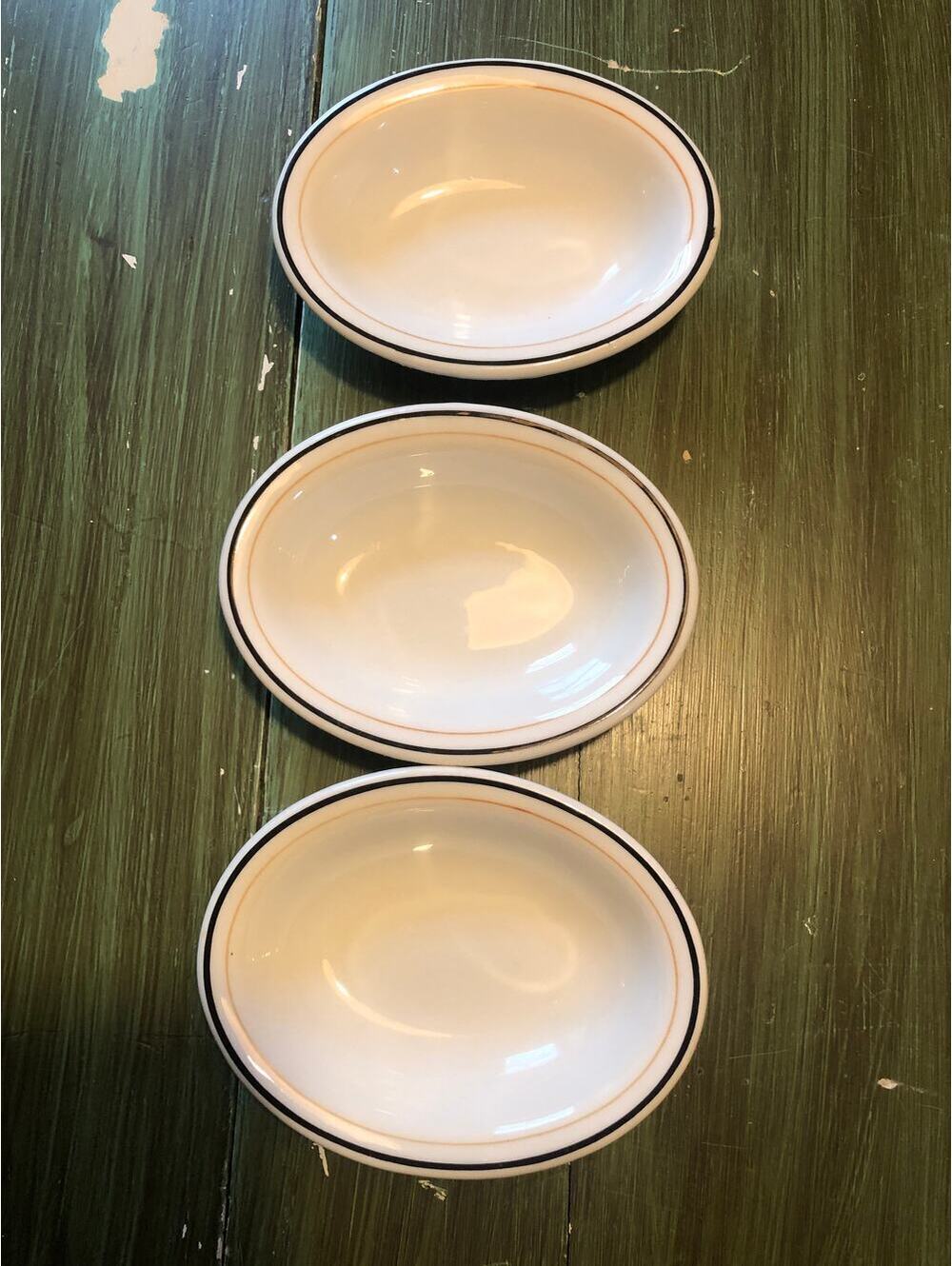 McNicol China Restaurantware Small Oval Bowl - Qty 3